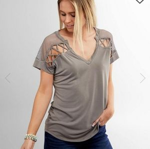 Daytrip mesh yoke top